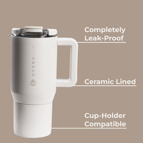 Keeps drinks hot up to 6 hours and cold up to 12 hours for on-the-go use.