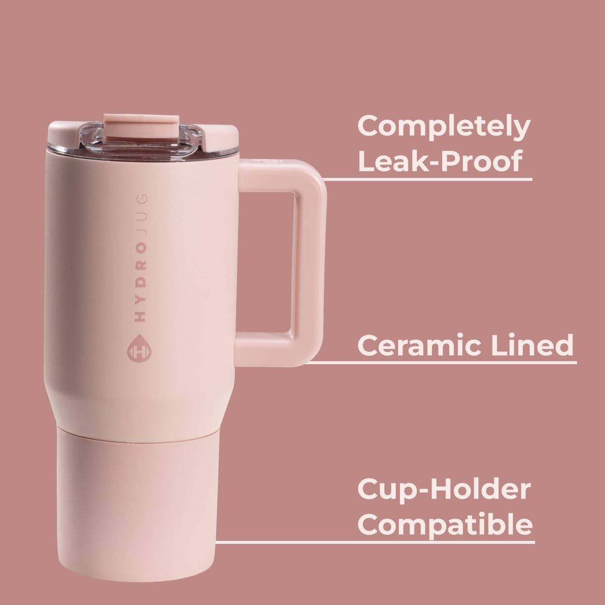 HydroJug Coffee Traveler hot and cold insulation maintains ideal temperature