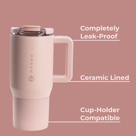 HydroJug Coffee Traveler hot and cold insulation maintains ideal temperature