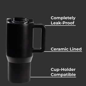 HydroJug Coffee Traveler hot and cold insulation for on the go drinks