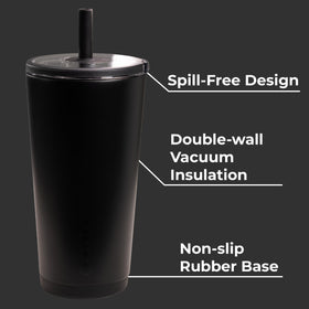 HydroJug Everyday 20 oz fits most cup holders for car trips and desk breaks.