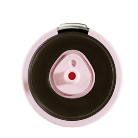HydroJug Everyday Tumbler 14 oz lid detail; soft-touch lid for smooth sipping in transit.