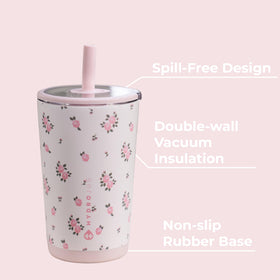 HydroJug Everyday Tumbler 14oz slim-base fits cup holders securely.