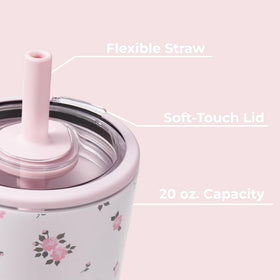 HydroJug Everyday 20oz cup-holder-friendly base for stable use in cars and desks.