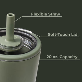 HydroJug Everyday Tumbler 20 oz slim base fits most car cup holders securely.