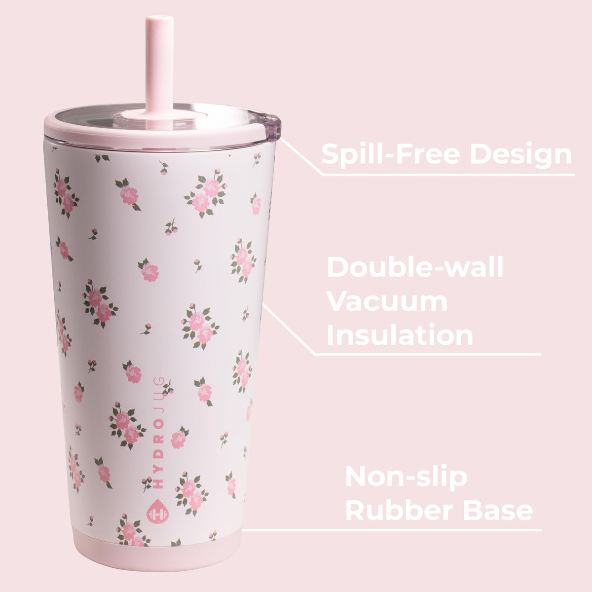 HydroJug Everyday 20oz double-wall vacuum to help keep drinks at the right temperature.