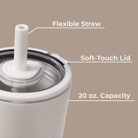 Linen finish HydroJug Everyday Tumbler for daily workouts and errands.