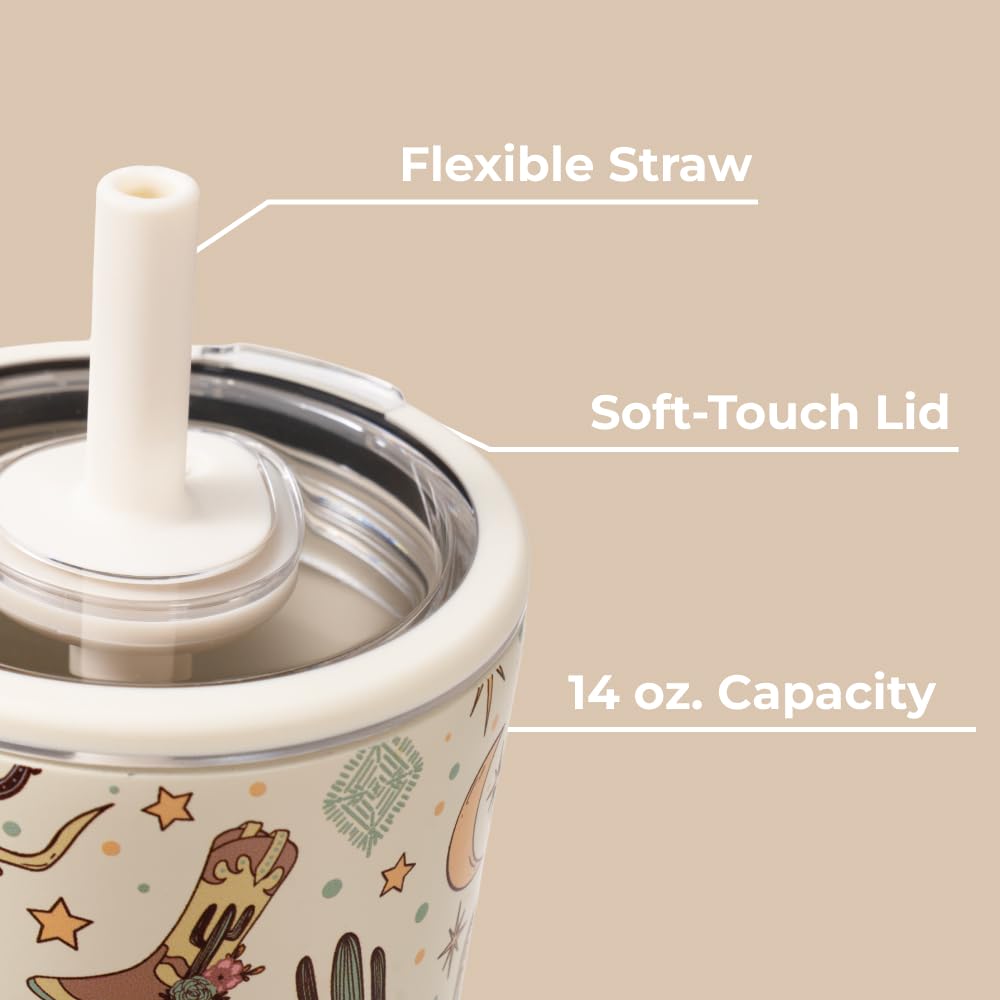 HydroJug soft-touch lid and straw in use for easy sipping.