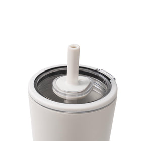 HydroJug Tumbler with straw suited for on-the-move use.