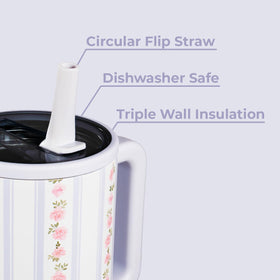 HydroJug Kids bottle with leak-proof cap prevents backpack spills during travel.