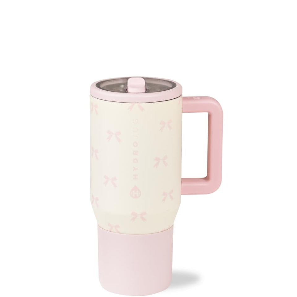 HydroJug Kids 20oz front view highlights a durable insulated bottle for school and travel.