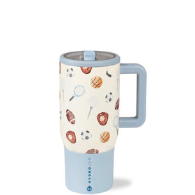HydroJug Kids 20oz insulated bottle with flip straw for all-day hydration.