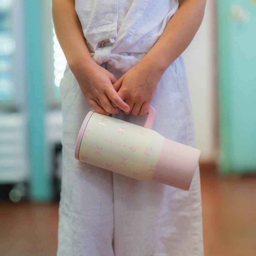 HydroJug Kids leak-proof lid prevents spills inside backpacks and gym bags.
