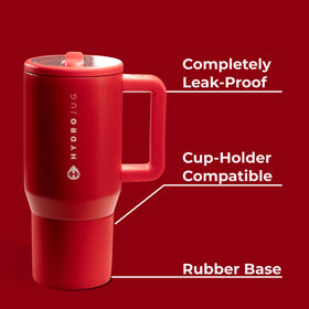 HydroJug Kids 20oz leak-proof lid prevents spills in backpacks