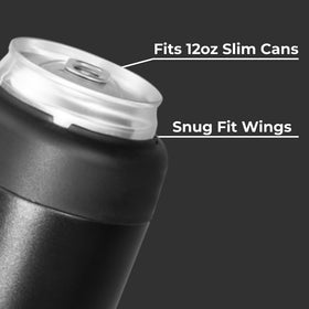 Dishwasher-safe HydroJug Slim Can Cooler for quick cleanup after outdoor adventures.