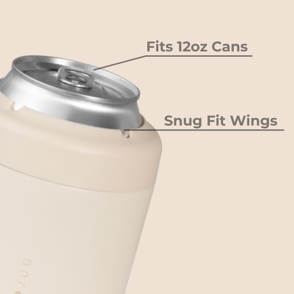 HydroJug Standard Can Cooler base demonstrates non-slip rubber and surface protection.