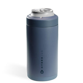 HydroJug Standard Can Cooler Cascade front view keeps beverages cold longer.