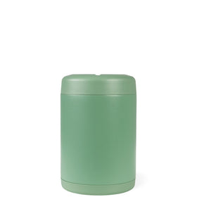 HydroJug Standard Can Cooler Sage lid close-up showing secure twist lid.