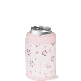 HydroJug Standard Can Cooler with screw-top lid keeps drinks secure and spill-free on the go.