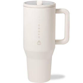 HydroJug Traveler 40oz bottle with handle for easy one-handed transport