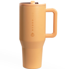 HydroJug Traveler 40 oz bottle with a comfortable handle for easy transport.