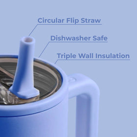 HydroJug Traveler fits car cup holders for convenient travel hydration.