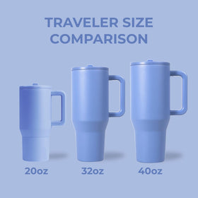 HydroJug Traveler's non-slip rubber base stays steady on desks.