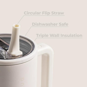 HydroJug Traveler stainless steel insulation keeps drinks cold or warm