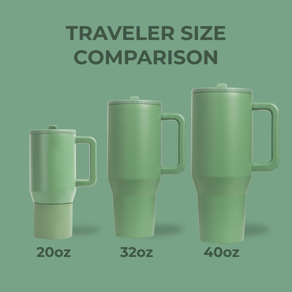 Triple-wall insulation preserves beverage temperature for hours.