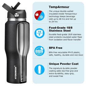 HYDROWION three lids for sports, commute, and travel