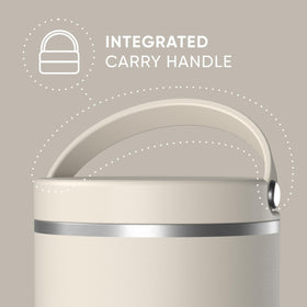 Stone color coating provides durable finish and comfortable grip.