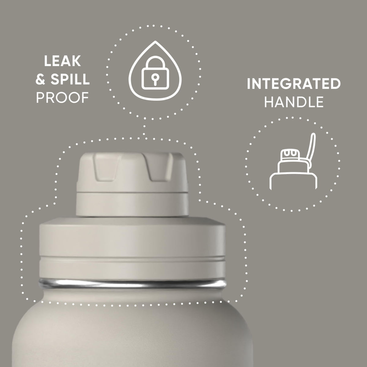 Hydrapeak 32oz bottle with chug lid for rapid hydration on outdoor runs