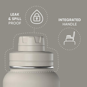 Hydrapeak 32oz bottle with chug lid for rapid hydration on outdoor runs
