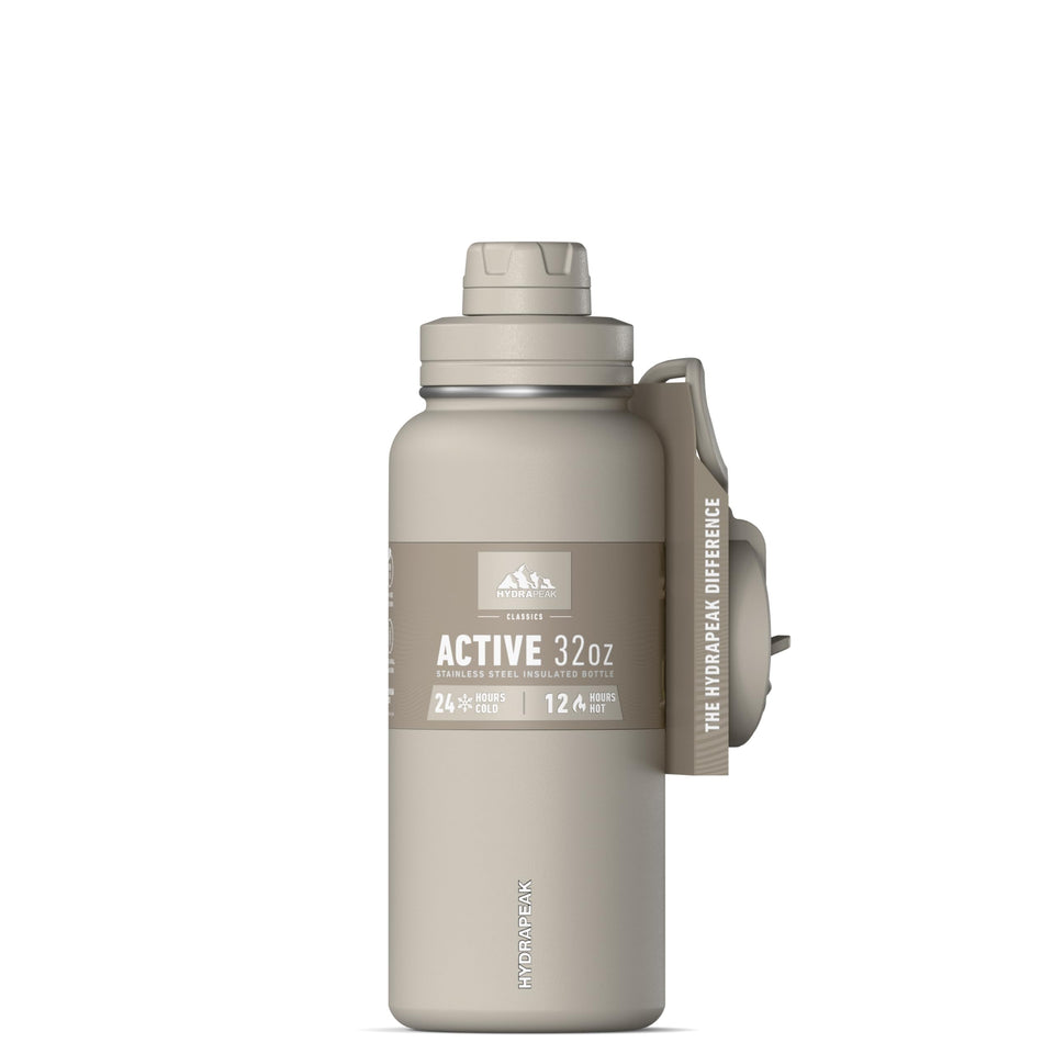 Hydrapeak 32oz bottle with straw lid for smooth sipping during workouts