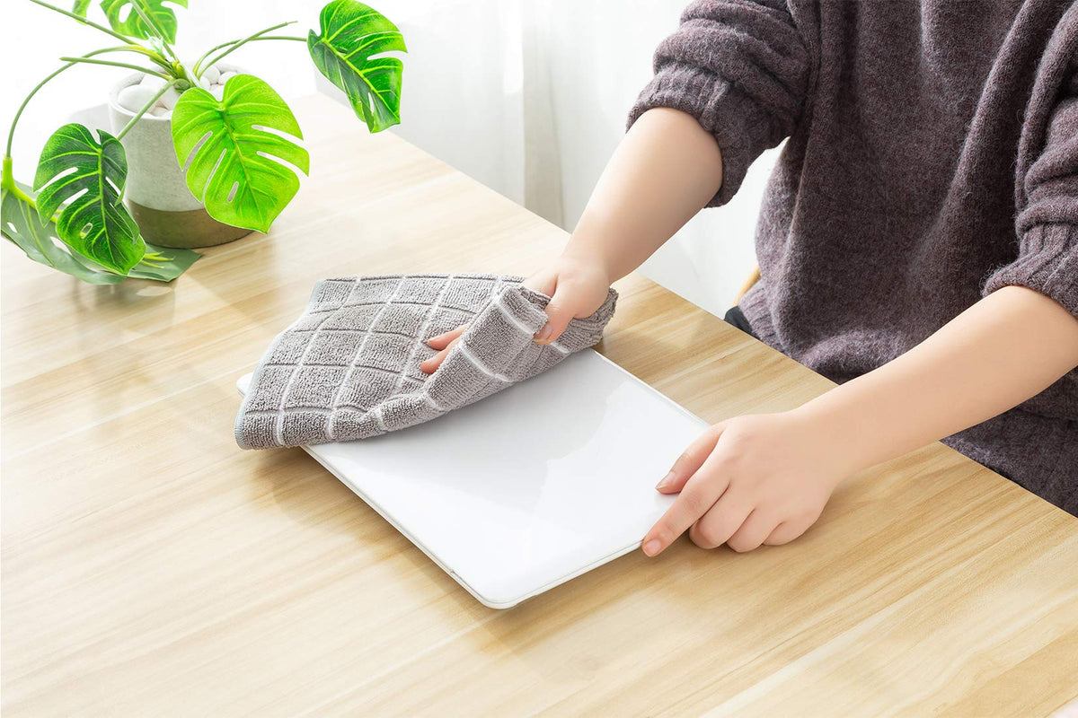 HYER KITCHEN towels ideal for wiping counters and drying utensils after cooking.