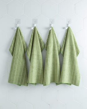 HYER KITCHEN durable stitching keeps towels in shape after washing