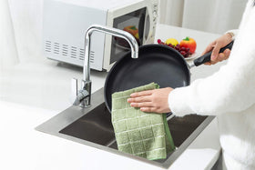 HYER KITCHEN lint-free towels dry dishes without leaving fibers