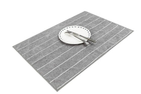 HYER KITCHEN stripe grey-white towel for wipe-downs and kitchen prep