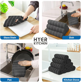 HYER KITCHEN towel requires no fabric softener or bleach for best results