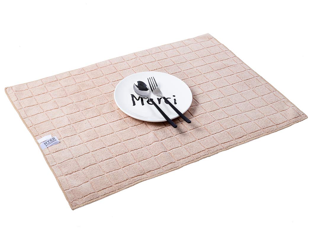 HYER KITCHEN towels are wash-ready and maintain form after many cycles.
