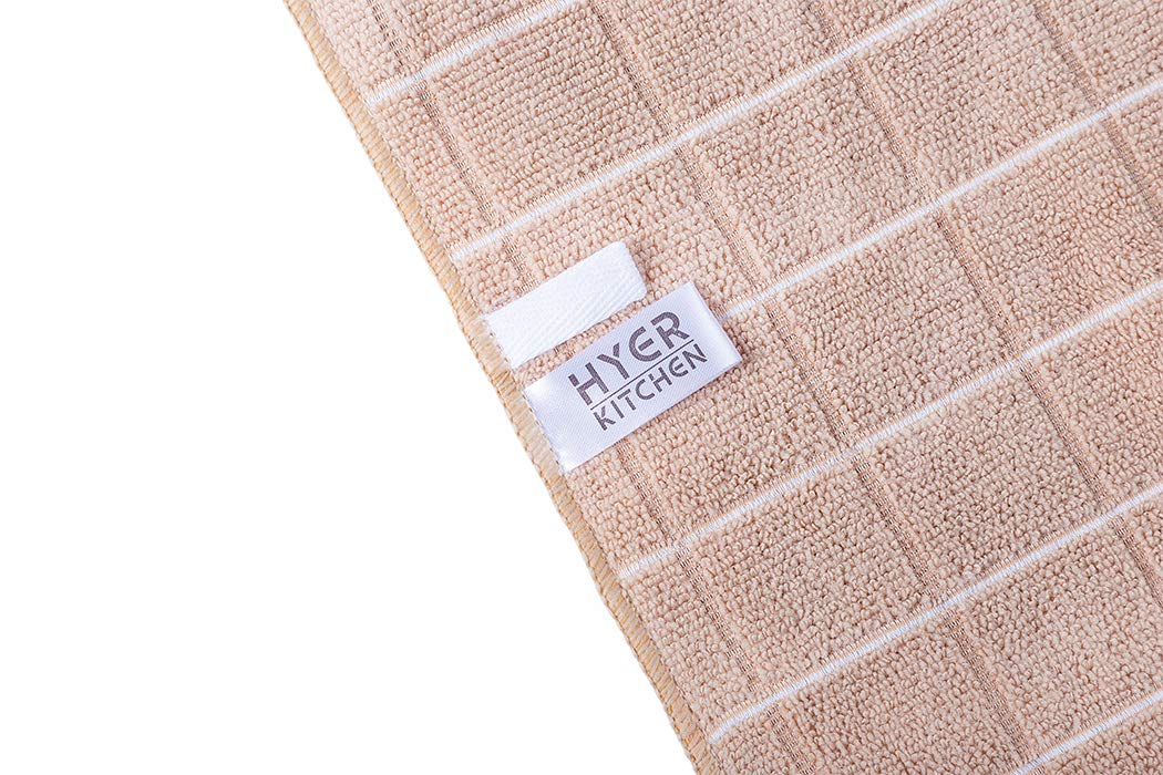 HYER KITCHEN lattice camel design shows durable stitching and long-lasting shape.