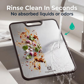 HYGIENISLIDE no-odor surface resists absorption for everyday cooking