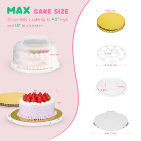 HYLCWTH 10-inch round cake boards elevate presentation