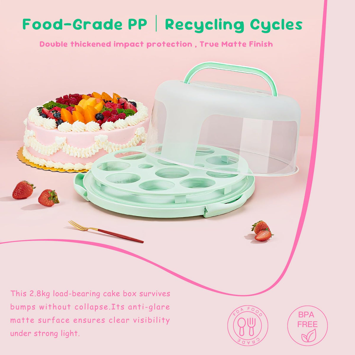 HYLCWTH insulated bag for keeping cakes cool during transport
