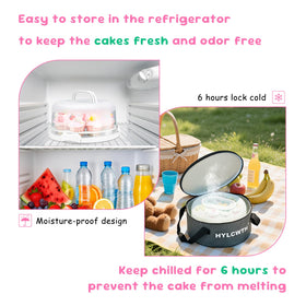 HYLCWTH versatile cake tray bottom doubles as snack tray