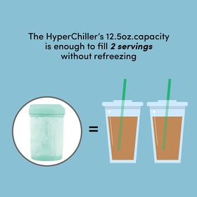 HyperChiller HC2M fill and freeze for quick chilling of beverages.