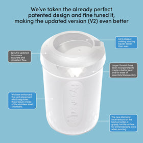 HyperChiller HC2W 12.5 oz capacity fits a standard mug