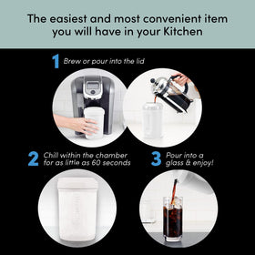 HyperChiller HC2W in use, cooling a beverage in 60 seconds