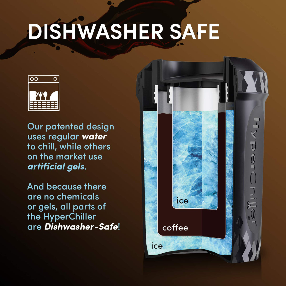 Brewing directly into HC3 delivers a chilled beverage in seconds.