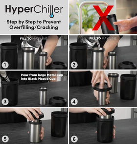 Chills tea, juice, or wine without watering down taste.